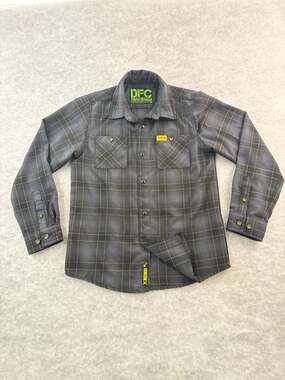 Dixxon Flannel Co. The Raven Youth Medium M Plaid Flannel Shirt